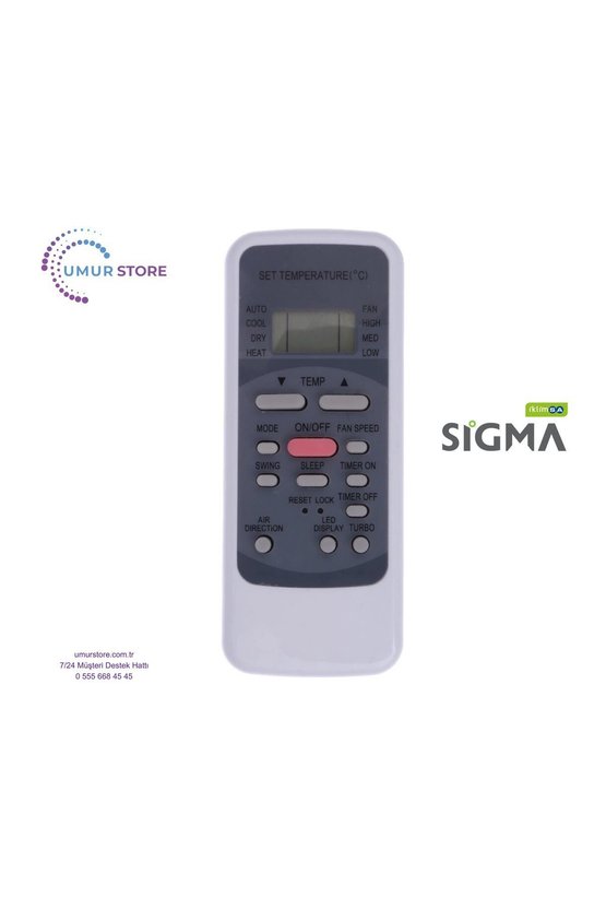 Sigma İklimsa R51 Klima Kumandası