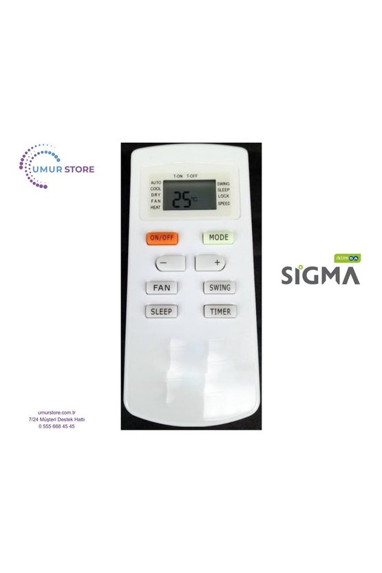 Sigma SGM12INVDMR Klima Kumandası