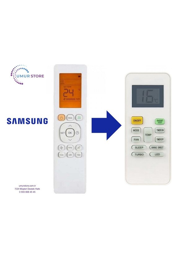 Samsung Uyumlu Klima Kumandası