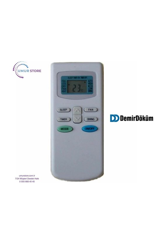 Demirdöküm Pasific Line Klima Kumandası