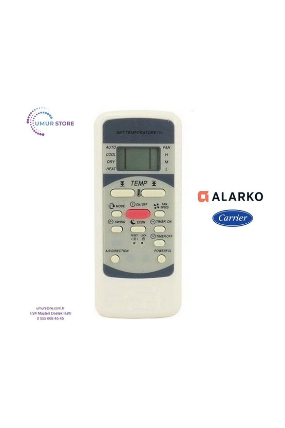 Alarko R51 E Model Klima Kumandası