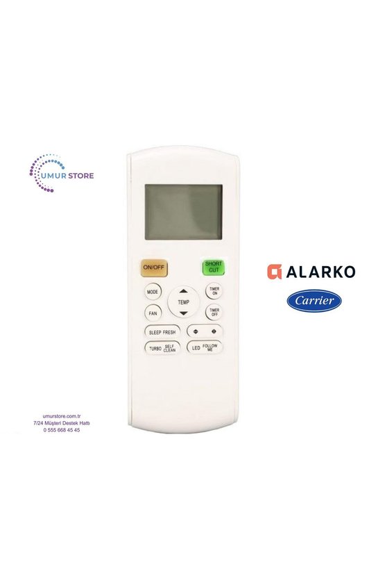 Alarko ALR-WL12F Uyumlu Klima Kumandası