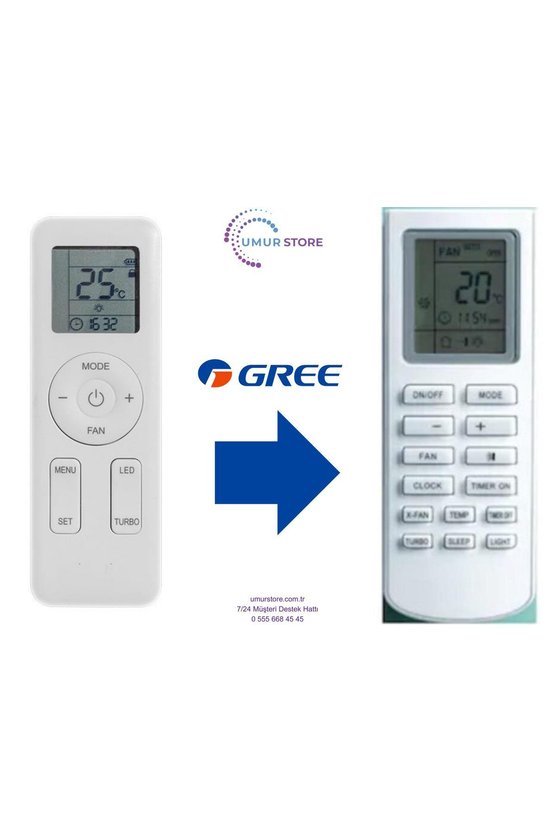 Gree YAY1F1 Klima Kumandası