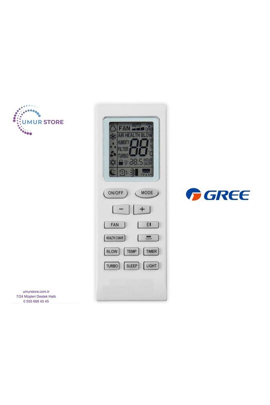 Gree GPC12AL-K3NNA1 A Klima Kumandası