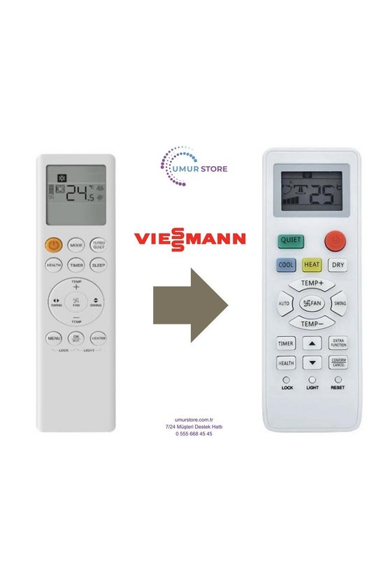 Viessmann Uyumlu Klima Kumandası