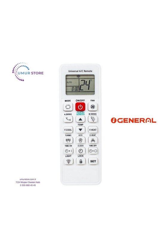General Üniversal Klima Kumandası – Kolay Kurulum