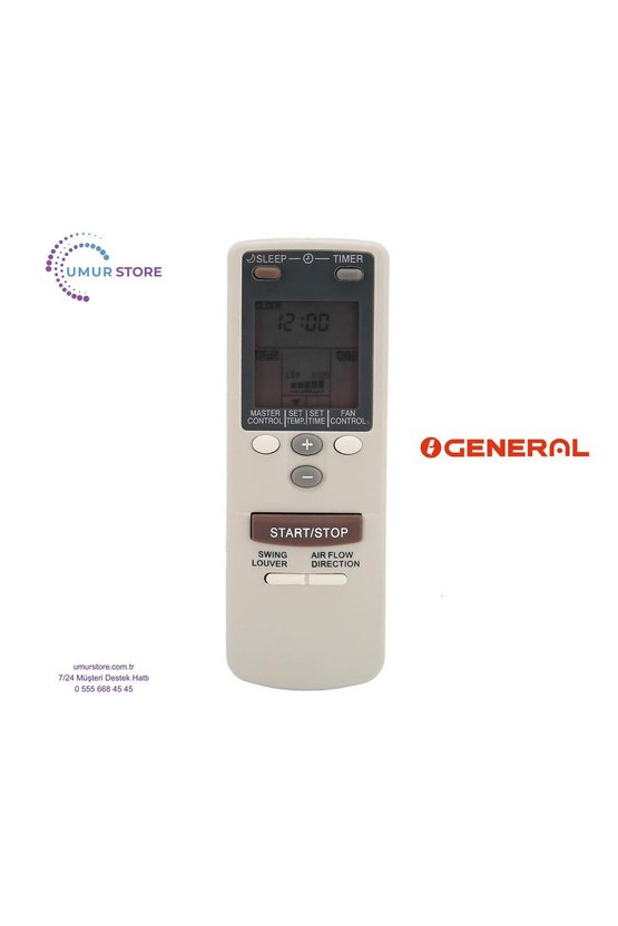 General RSW-7R Uyumlu Klima Kumandası