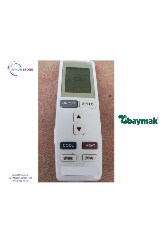 Baymak Elegant Plus UV 12 Klima Kumandası