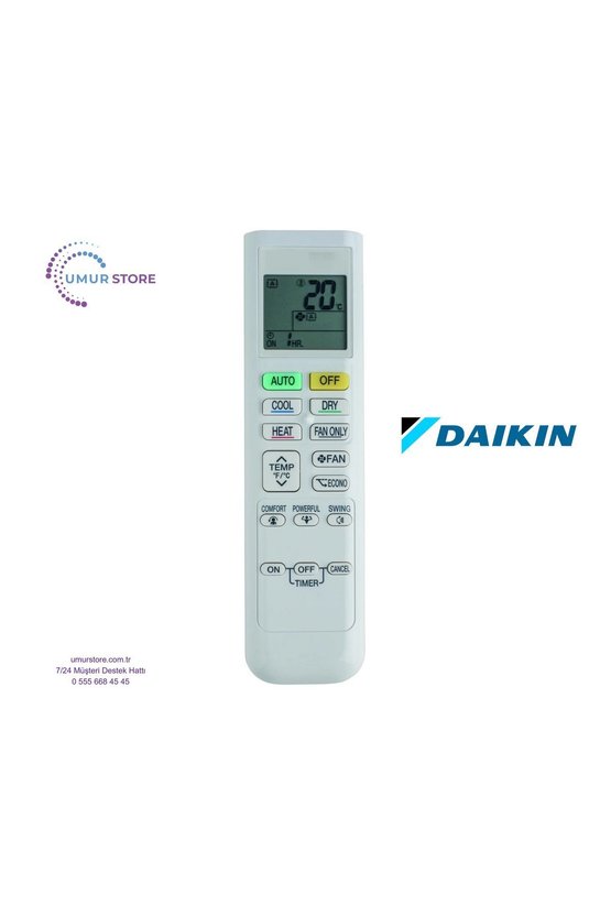 Daikin FTXF71A2V1B Uyumlu Klima Kumandası