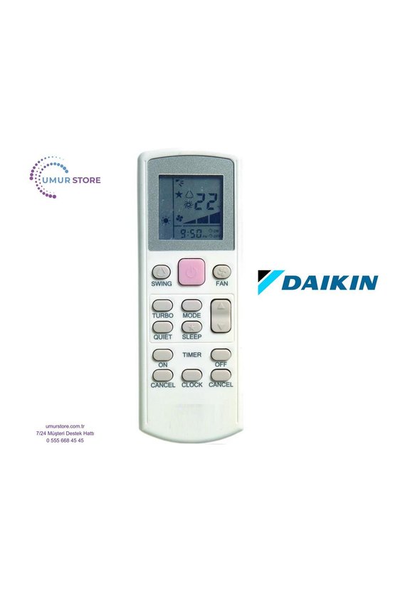 Daikin ACQ71DV1 Uyumlu Klima Kumandası