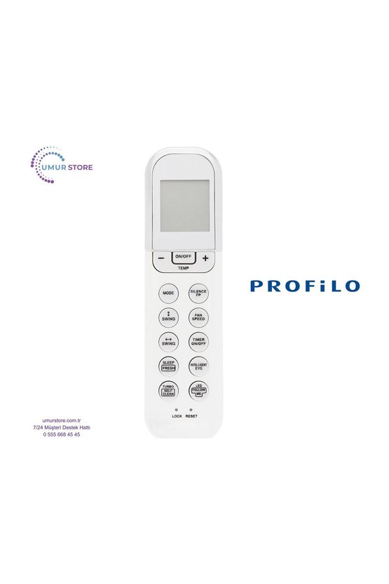 Profilo P3ZMA12907 Uyumlu Klima Kumandası