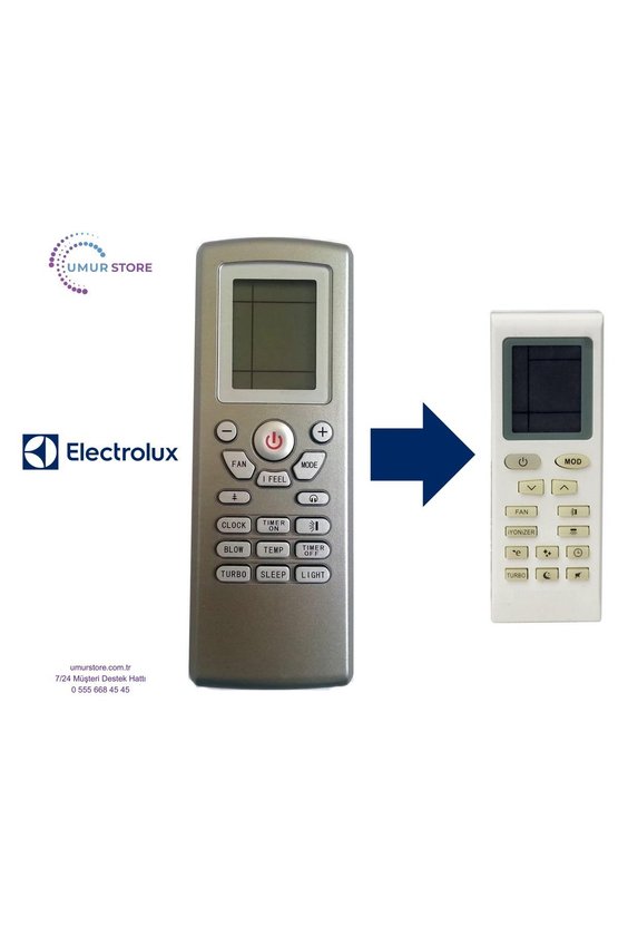 Electrolux YT1F2 Uyumlu Klima Kumandası