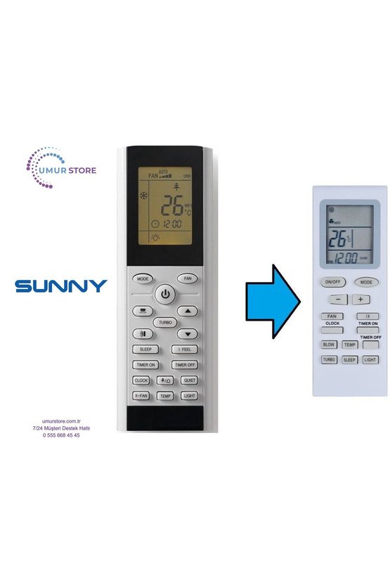 Sunny Vaillant Klima Kumandası- Eşdeğer