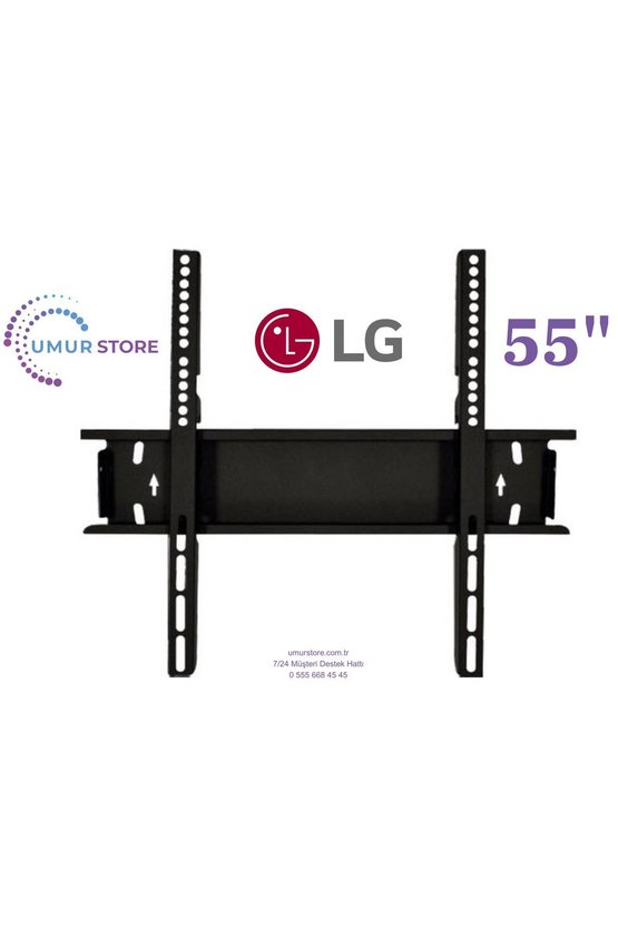 LG 55uq75006lf 55 139 Ekran Uyumlu Lcd Led TV Sabit Duvar Askı Aparatı