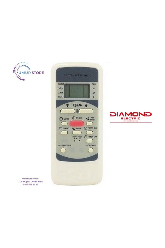 Diamond Electric MSG-09HR Klima Kumandası