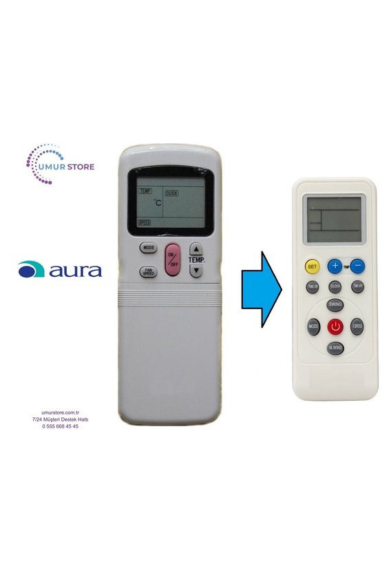 Aura ATS-18 Klima Kumandası – Eşdeğer