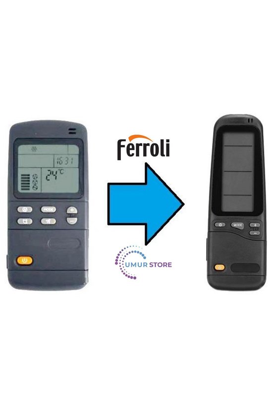 Ferroli RC-2 Uyumlu Klima Kumandası