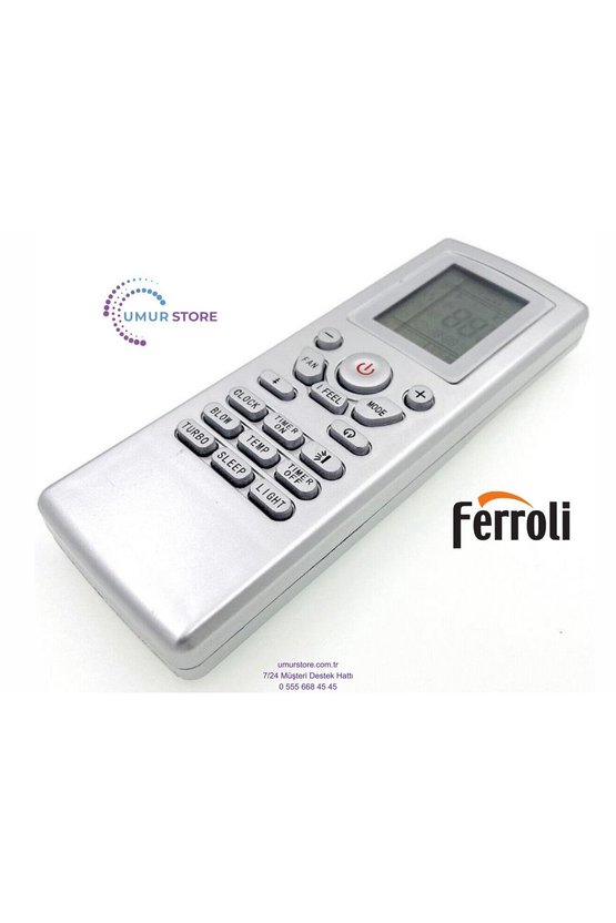 Ferroli U I CHARMFLEX12INV Uyumlu Klima Kumandası