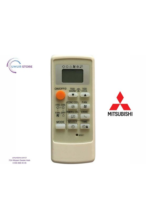 Mitsubishi DXK15Z5-S Uyumlu Klima Kumandası