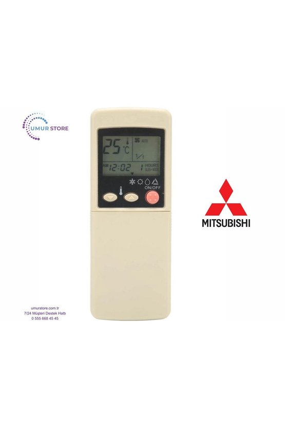 Mitsubishi RYA502A001A Uyumlu Klima Kumandası