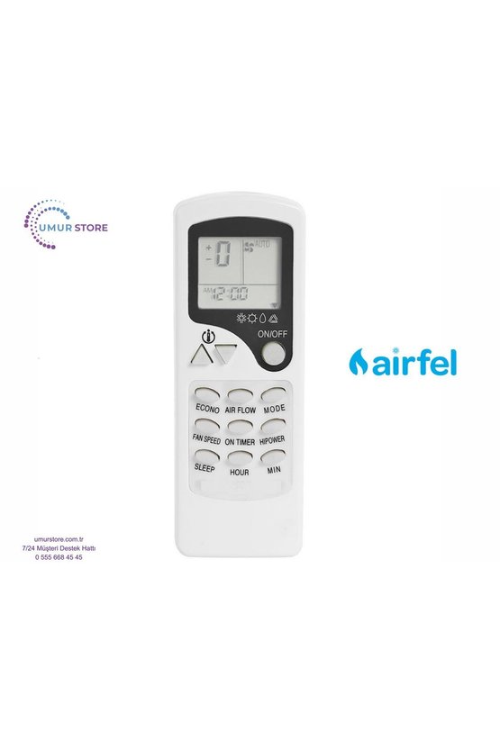 Airfel AS22-0505S Uyumlu Klima Kumandası