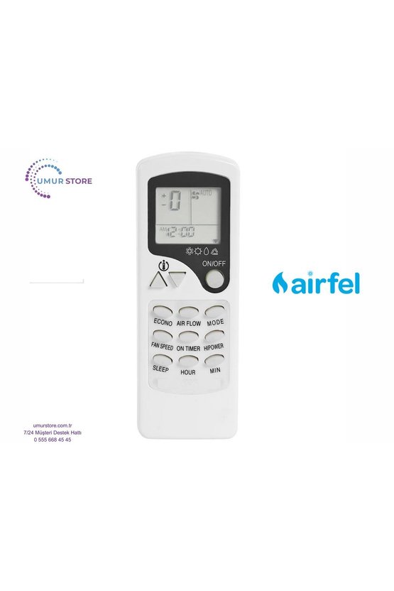Airfel AS22-0502S Uyumlu Klima Kumandası