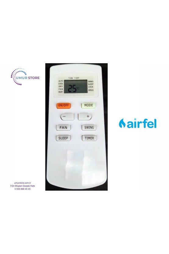 Airfel AS18-0925 Klima Kumandası