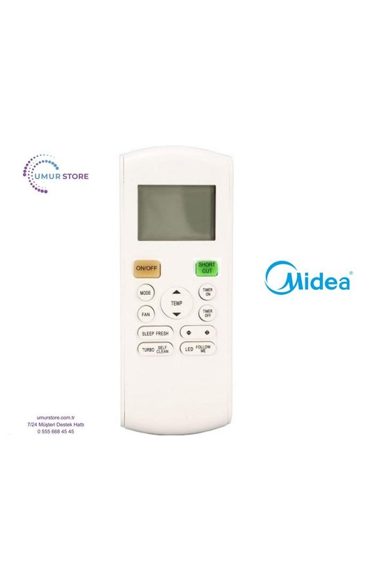 Midea MA2-18NXD0-I Uyumlu Klima Kumandası