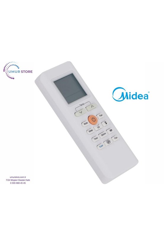 Midea RG70C Uyumlu Klima Kumandası