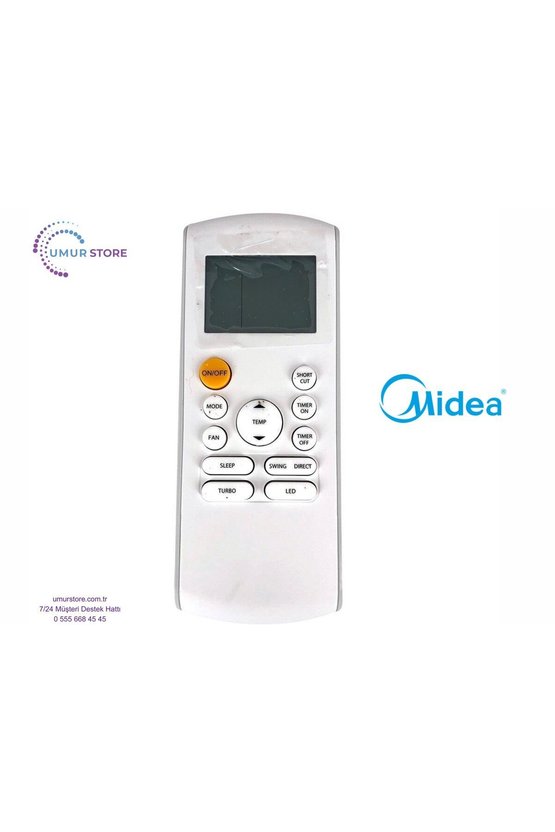 Midea MFGD-48HRFN8-QRDO Uyumlu Klima Kumandası
