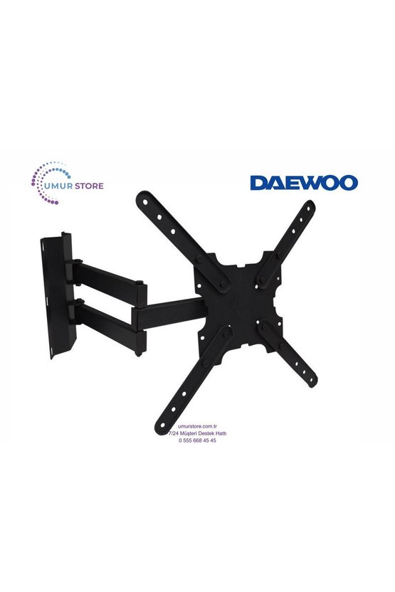 Daewoo 55 inç Uyumlu Hareketli Oynar Led Televizyon Askı Aparatı