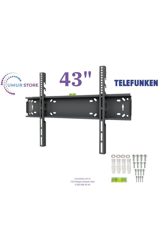 43 43tf8560a  43- 65 inç Lcd Led Televizyon Sabit Duvar Askı Aparatı