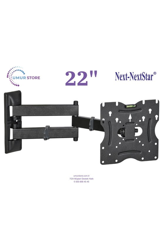 Next YE-22020D2  22- 49 inç Lcd Led Televizyon Monitör Hareketli Duvar Askı Aparatı