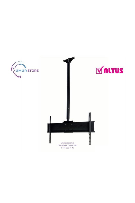 Altus Al55 Uhd 9823 4k Ultra Hd 55 140 Ekran Lcd Led TV Teleskopik Tavan Askı Aparatı