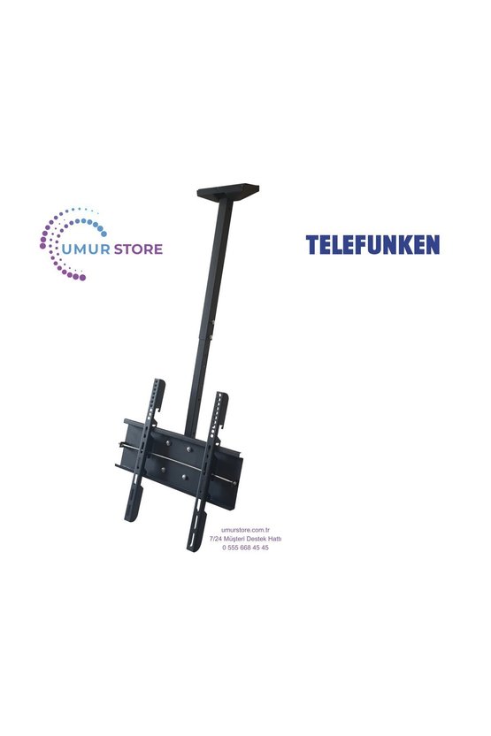 Telefunken 65TU9090UA 165 Ekran Lcd Led TV Kilitli Hareketli Tavan Askı Aparatı