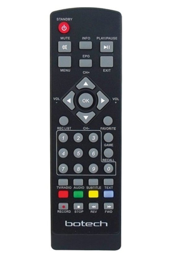 Botech -7200 Fta Kayıtlı Uydu Kumanda