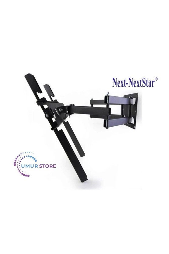 Next YE-50020GFSG5 50 127 Ekran Uyumlu Lcd Led TV Çift Kollu Hareketli Duvar Askı Aparatı