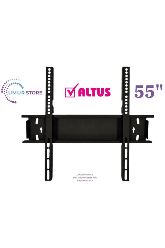 Altus Al50 Uhd 9823 Google Uyumlu Lcd Led TV Sabit Duvar Askı Aparatı