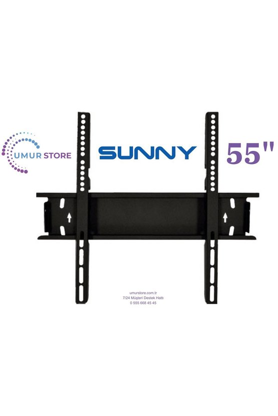 Sunny 55 136 Ekran SN55FMN252 Uyumlu Lcd Led TV Sabit Duvar Askı Aparatı