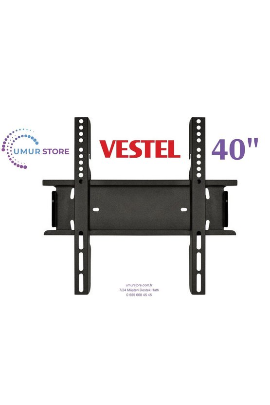 VESTEL 40F8750 40 100 Ekran FHD 32, 39, 40 Uyumlu Lcd Led TV Sabit Duvar Askı Aparatı