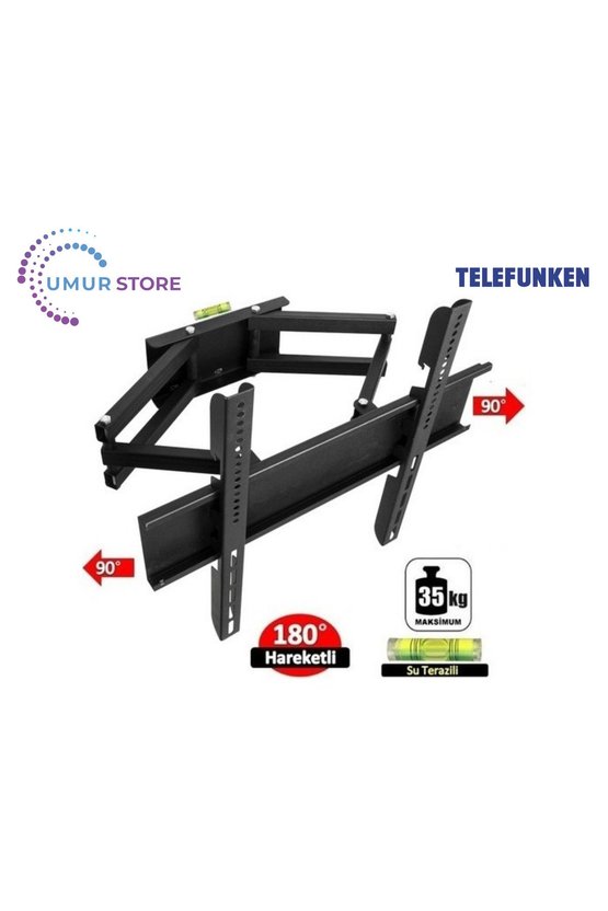 32tf6520a 32 Smart 32- 55 inç Çift Kollu Hareketli Lcd Led Tv Askı Aparatı