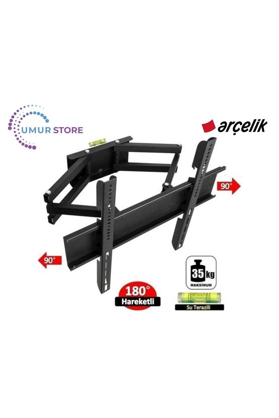 A55 QE 988 A Google 32- 55 Çift Kollu Hareketli Lcd Led Tv Askı Aparatı