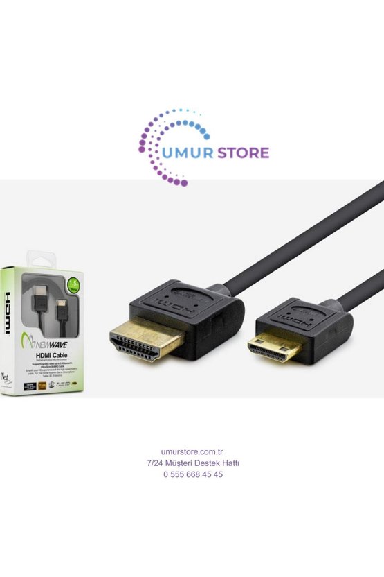 Newwave YE-2124 HDMI Kablo To Mini HDMI 1.5 MT