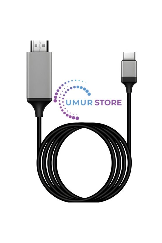 Type-C HDMI USB 3.1 Uyumlu Adaptör Kablosu Hdtv 30Hz 4K Usb-C Kablo Pc Için Monitör