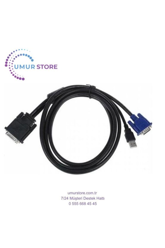 DVI 30+5 VGA USB Kablo M1 DVI VGA Çevirici Projeksiyon Kablo