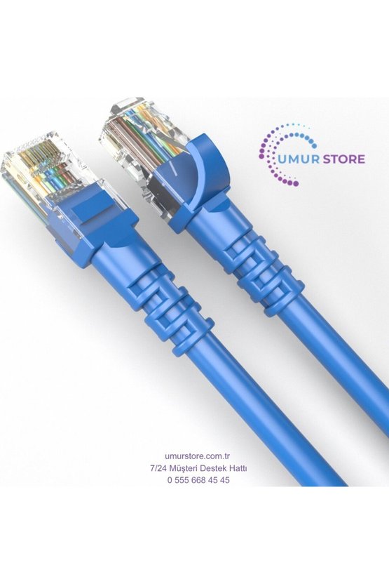CAT6 Network-Ağ-Ethernet Kablosu Mavi
