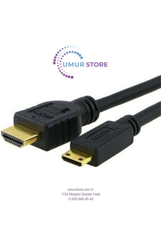 3 Metre Mini HDMI Kablo Mini HDMI Mini HDMI 3 Metre Mini HDMI Kablo