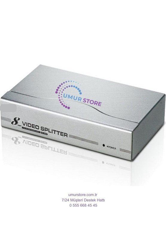 VGA Video Çoklayıcı (8 Port Video Splitter), 1920 x 1440 Dpi, 350 Mhz Videobant GENIŞLIĞI