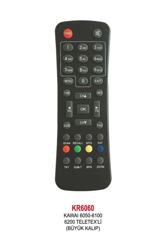 6050-6100-6200 TELETEX’Lİ (BÜYÜK KALIP) KUMANDA