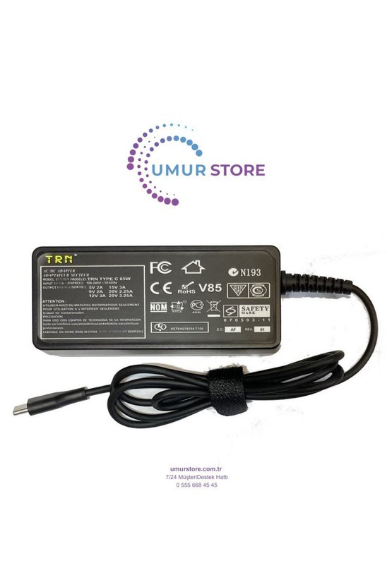 Lenovo ADLX65YDC3D Notebook Adaptörü